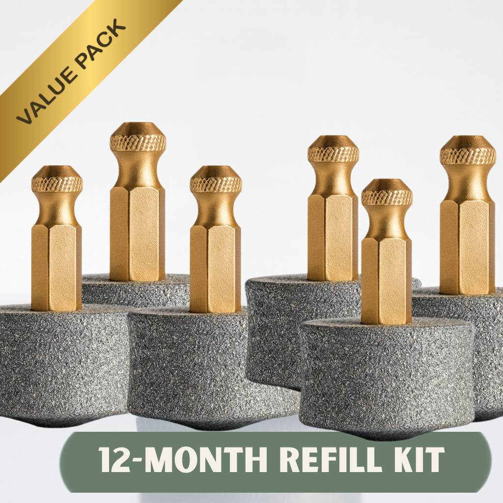 x 6 Replacement Drum Grinders (12-month usage)