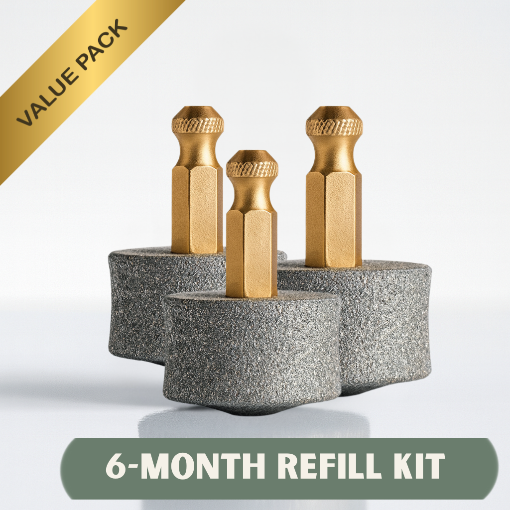 x 3 Replacement Drum Grinders (6-month usage)