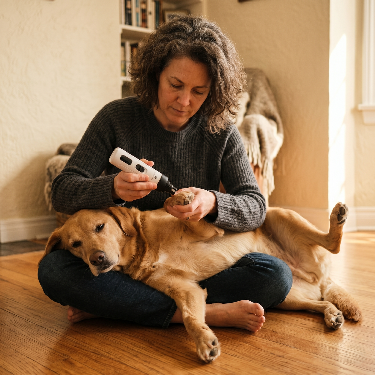 Quiet Groom Pro features including low-vibration control and nail ports