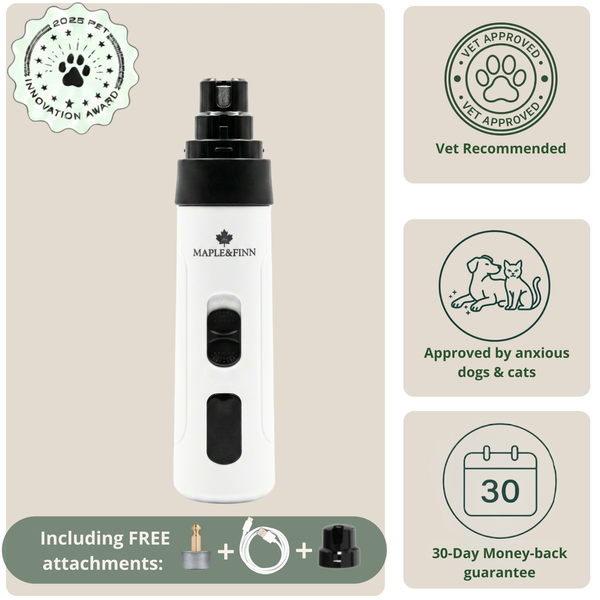 Quiet Groom Pro nail grinder for dogs